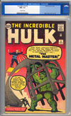 Incredible Hulk #6CGC 9.6 ow