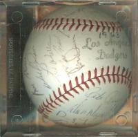 1963 Dodgers Champs Team-Signed Ball