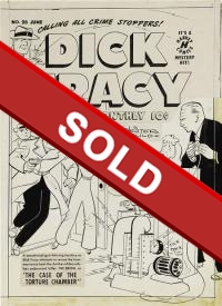Al Avison: Dick Tracy Comics #28 Cover Art
