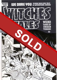 Al Avison: Witches Tales #3 Original Cover Art