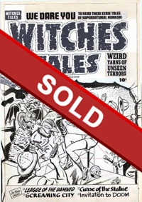 Al Avison: Witches Tales #7 Original Cover Art