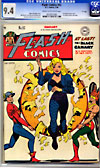 Flash Comics #92CGC 9.4 cr/ow