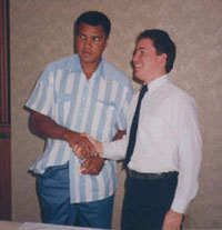 Bill with Muhammed Ali