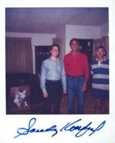 Bill with Sandy Koufax